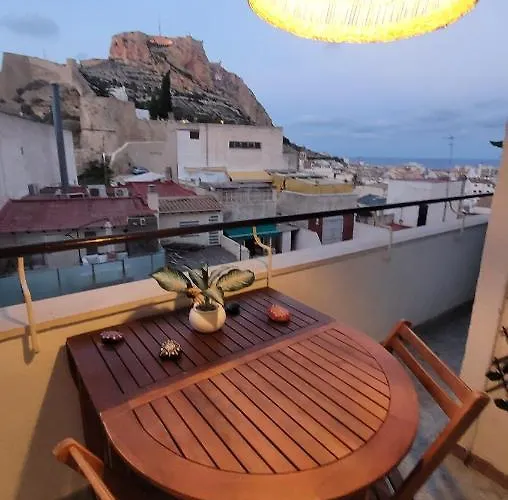 Terraza Panoramica Vistas Mar Y Castillo * Alicante